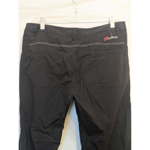 Cloudveil Women's L Black Nylon Spandex Hiking Outdoor Pants Straight‎ Leg - Picture 8 of 10